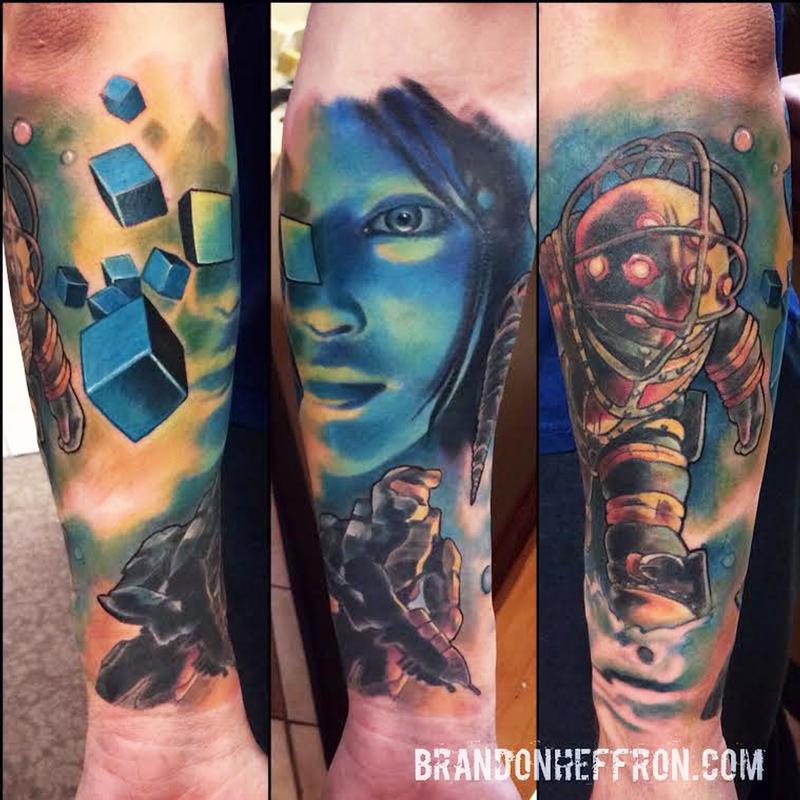 Video Game Sleeve by Brandon Heffron TattooNOW